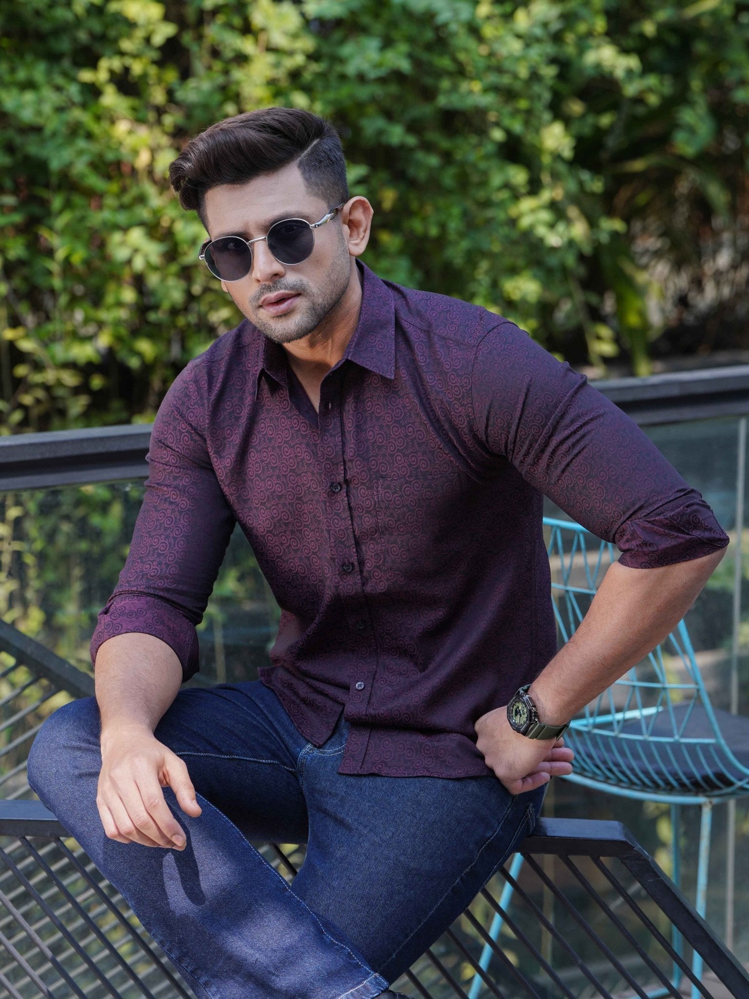 Premium JACQUARD Shirt S051 - DTEX