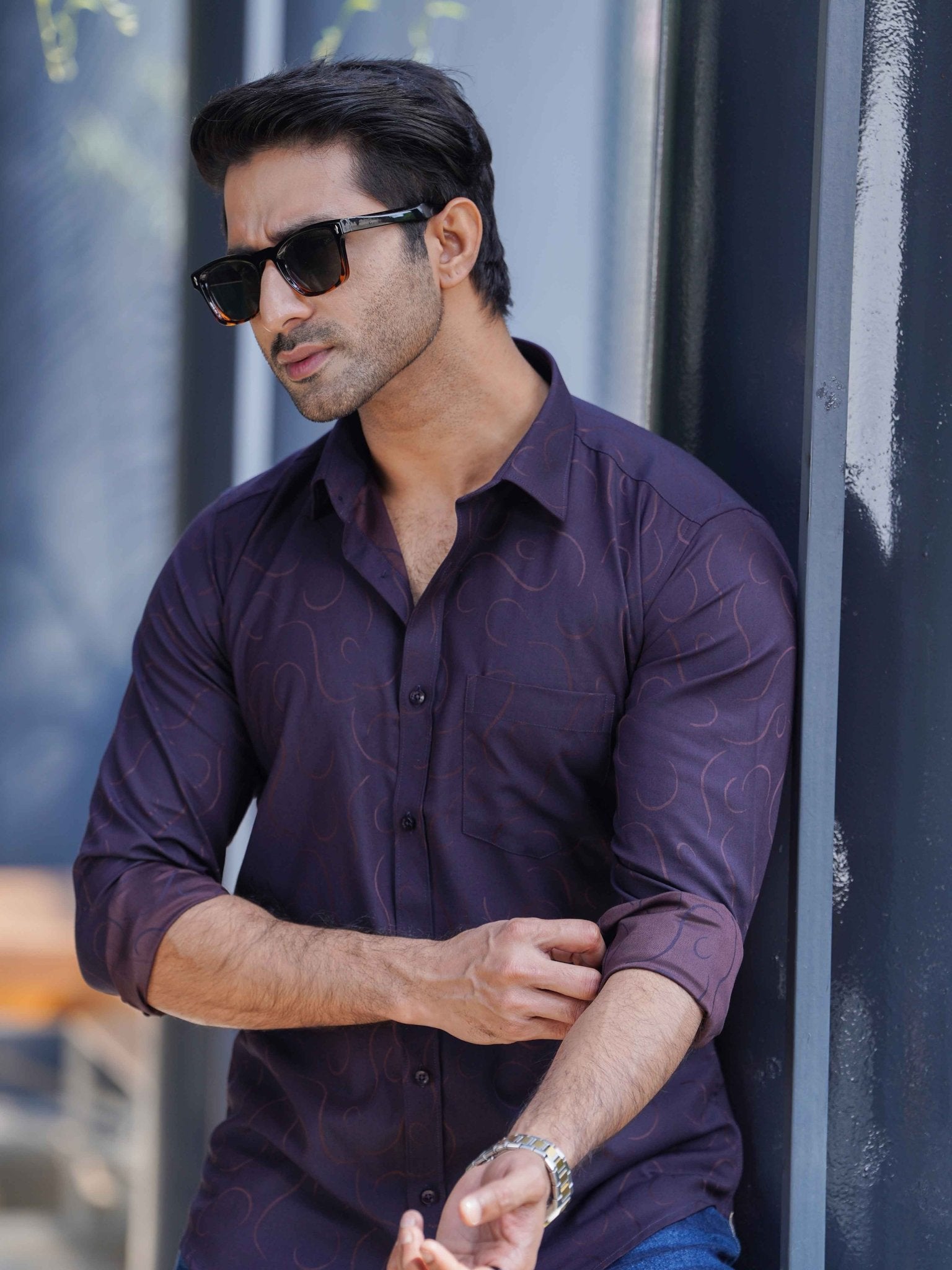 Bamboo JACQUARD Shirt S056 - DTEX