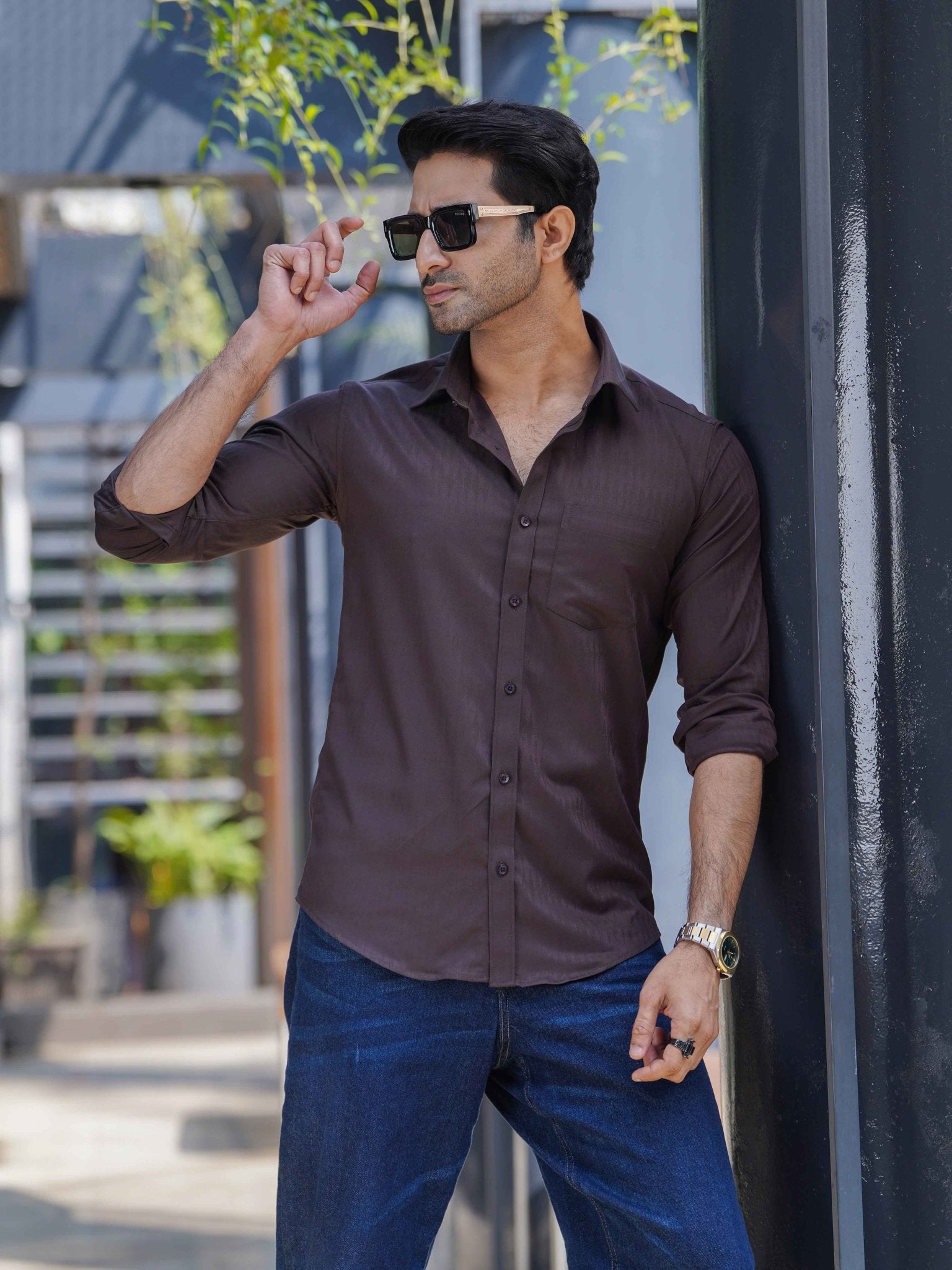 Bamboo JACQUARD Shirt S058 - DTEX