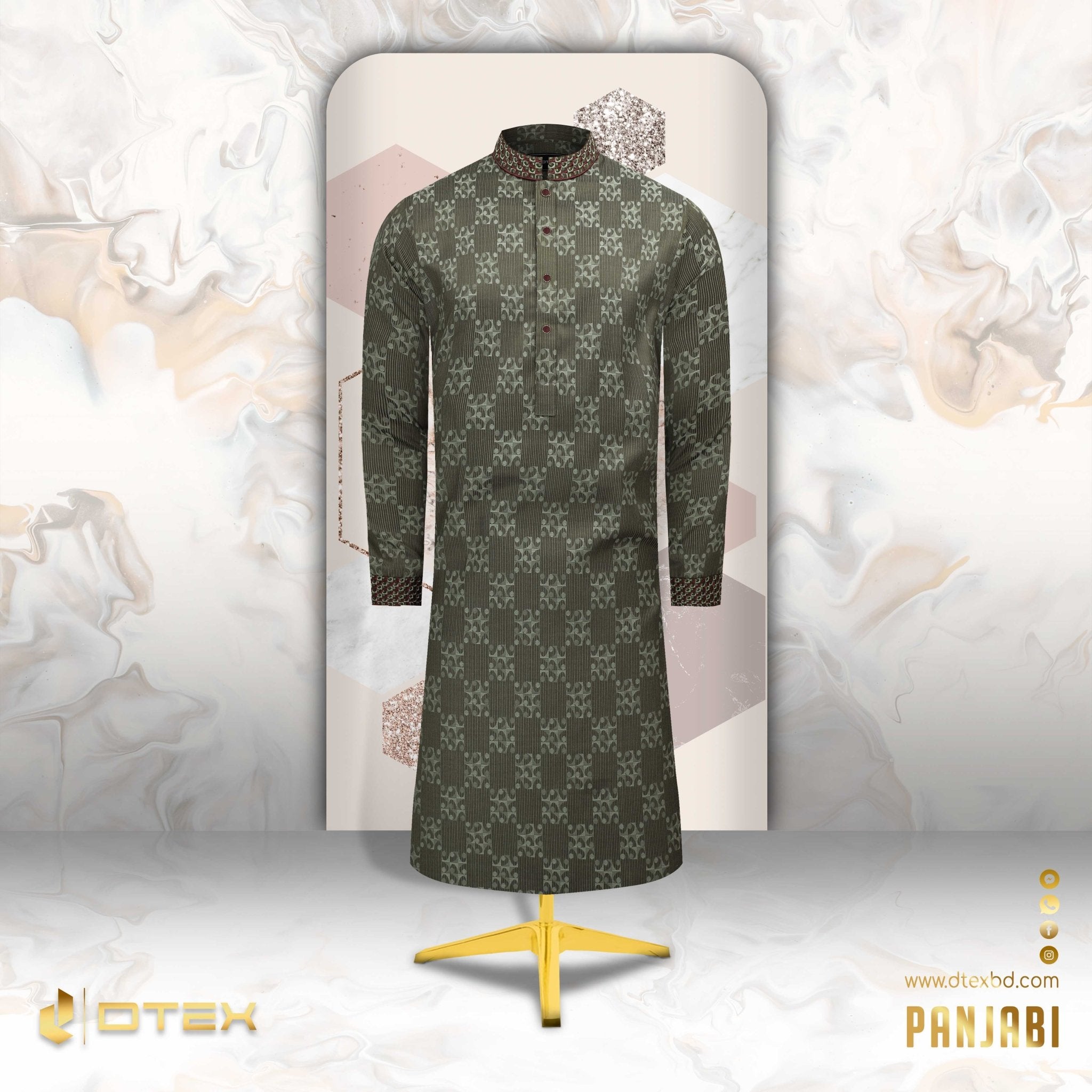 JACOQUARD WAVE PANJABI JA2037 - DTEX