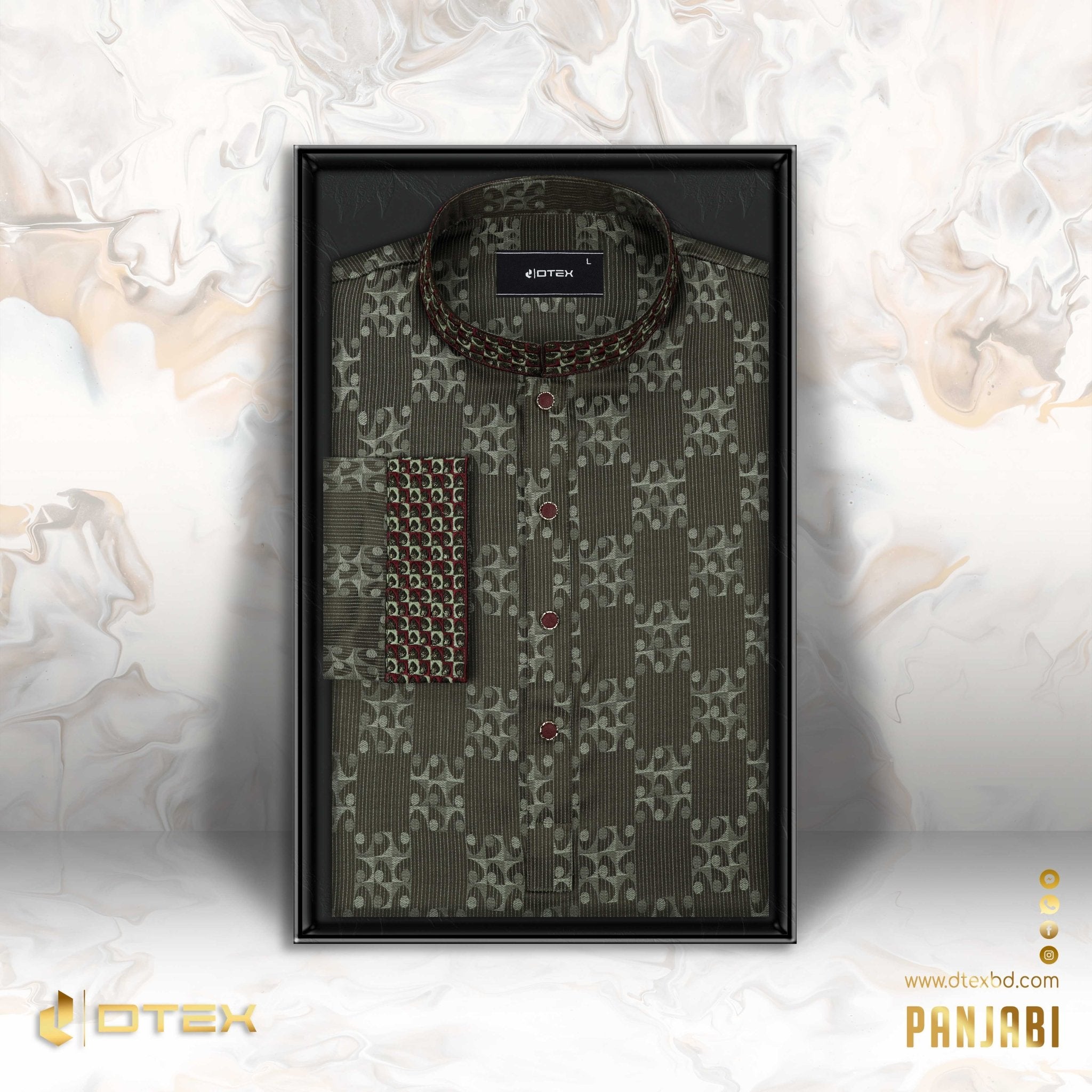 JACOQUARD WAVE PANJABI JA2037 - DTEX