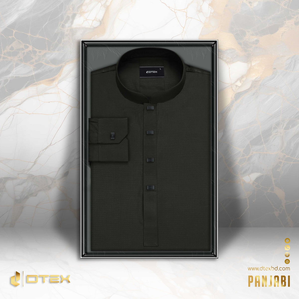 LTD EDITION PK JACQUARD PANJABI LPK - 2057 - DTEX
