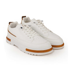 Men's Luxurious Pure White Shoe (SK 109) - DTEX