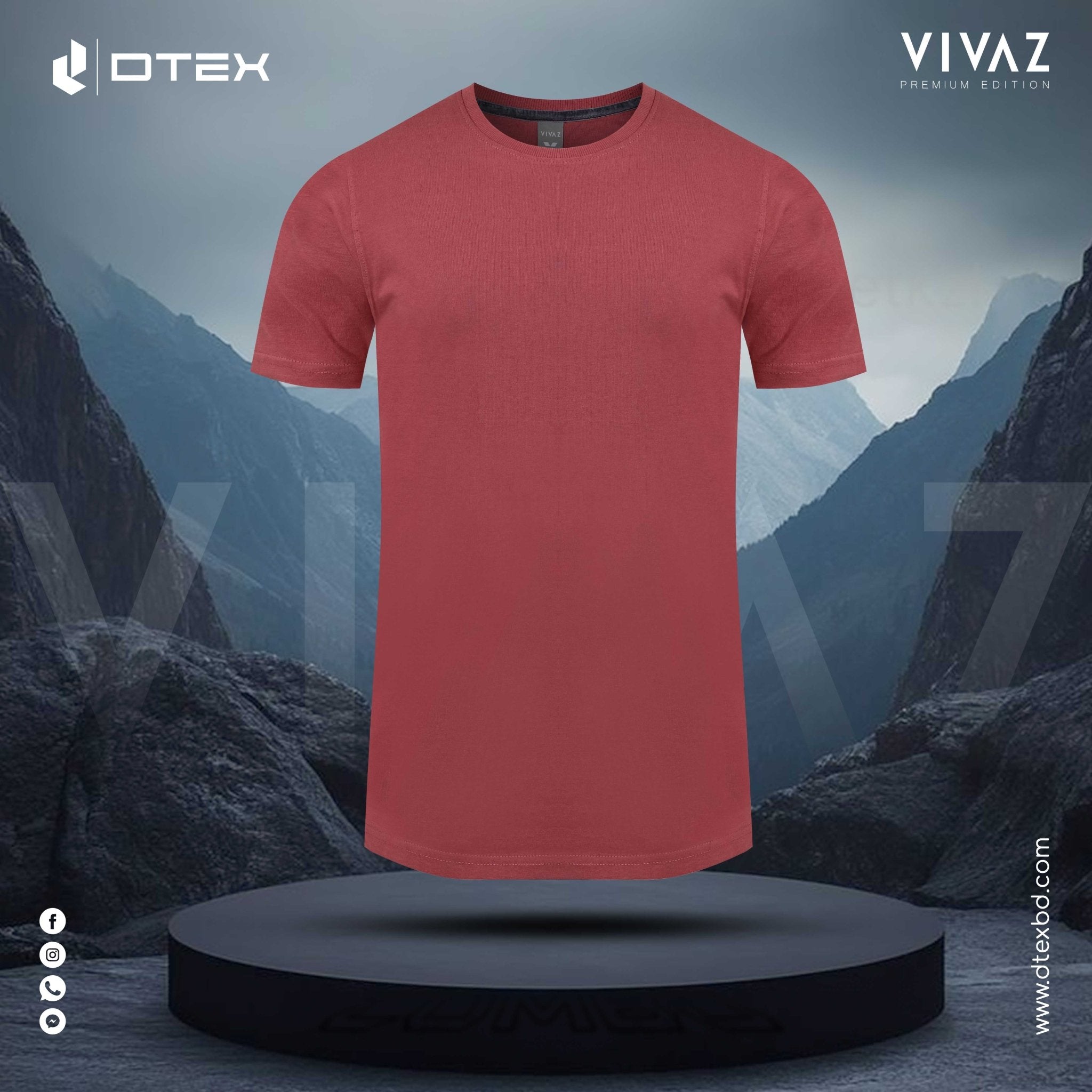 Premium Blank T-shirt - V318 - DTEX