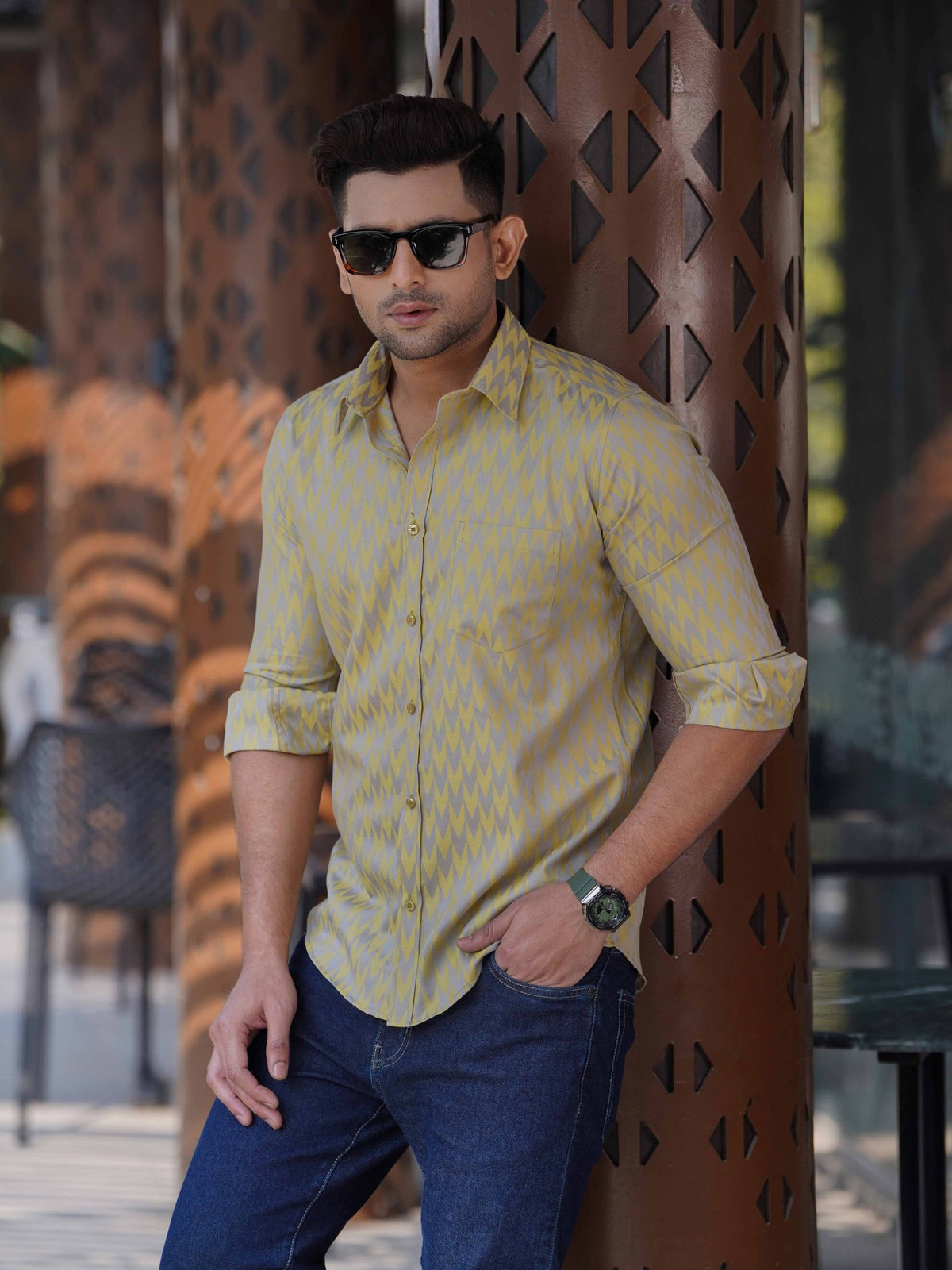 Premium JACQUARD Shirt S046 - DTEX