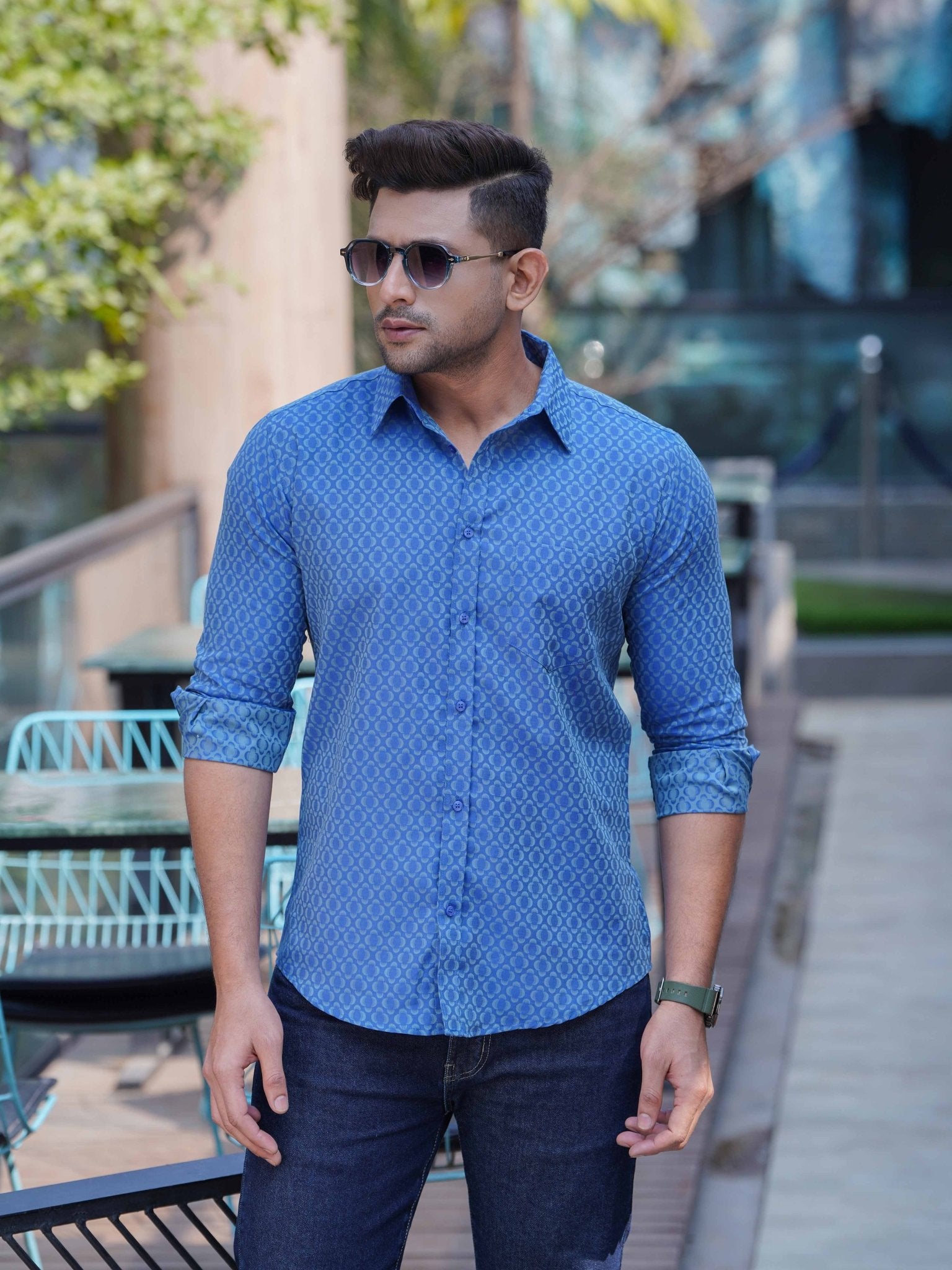 Premium JACQUARD Shirt S049 - DTEX