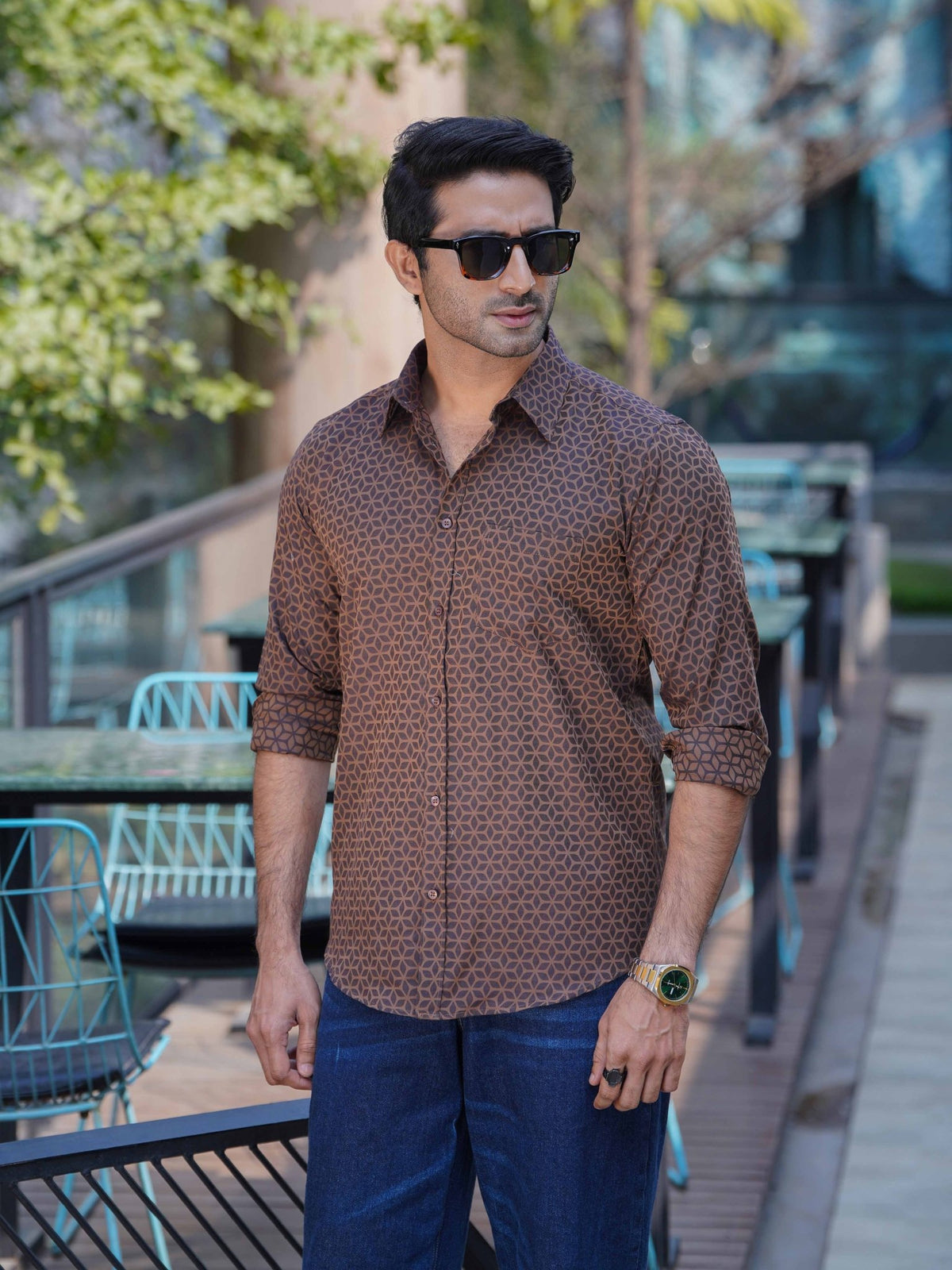 Premium JACQUARD Shirt S050 - DTEX
