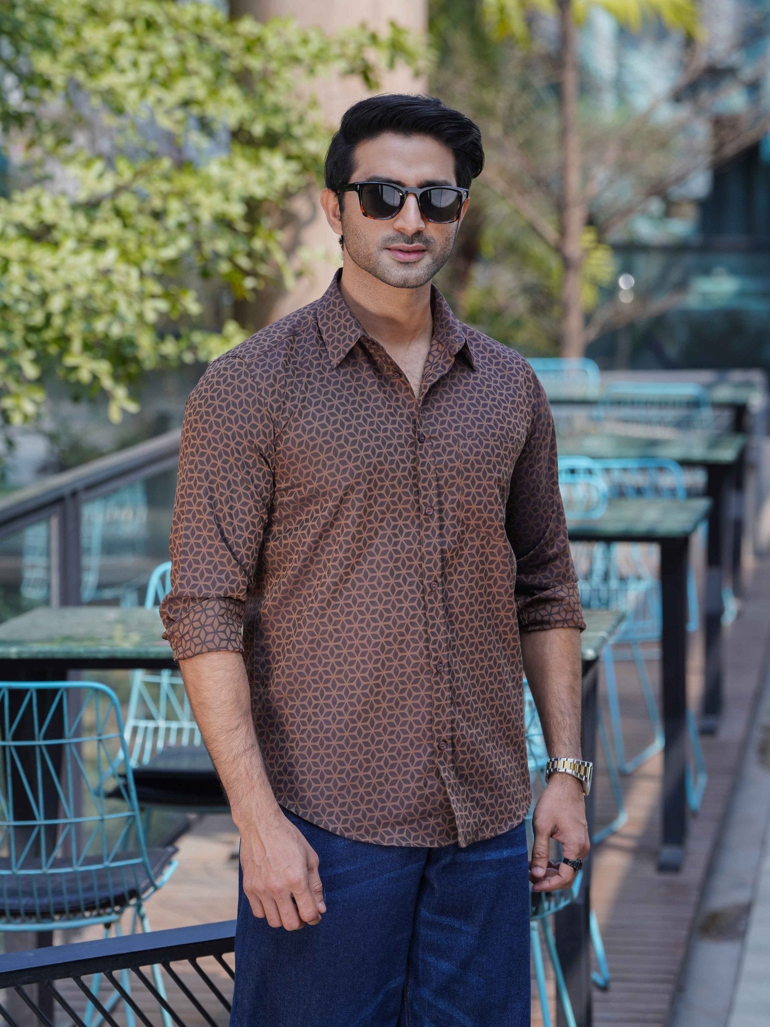Premium JACQUARD Shirt S050 - DTEX