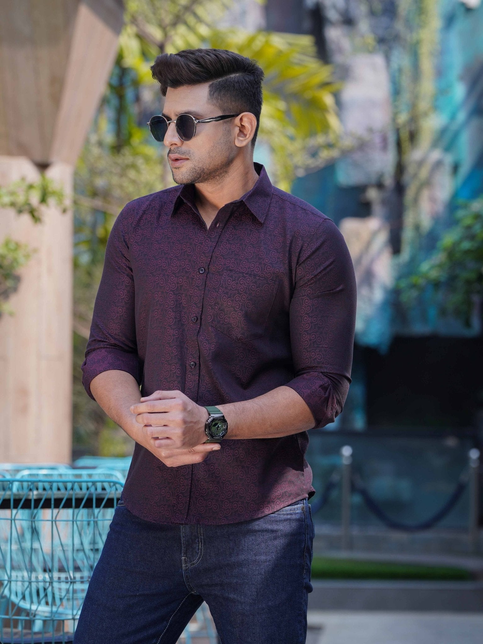 Premium JACQUARD Shirt S051 - DTEX