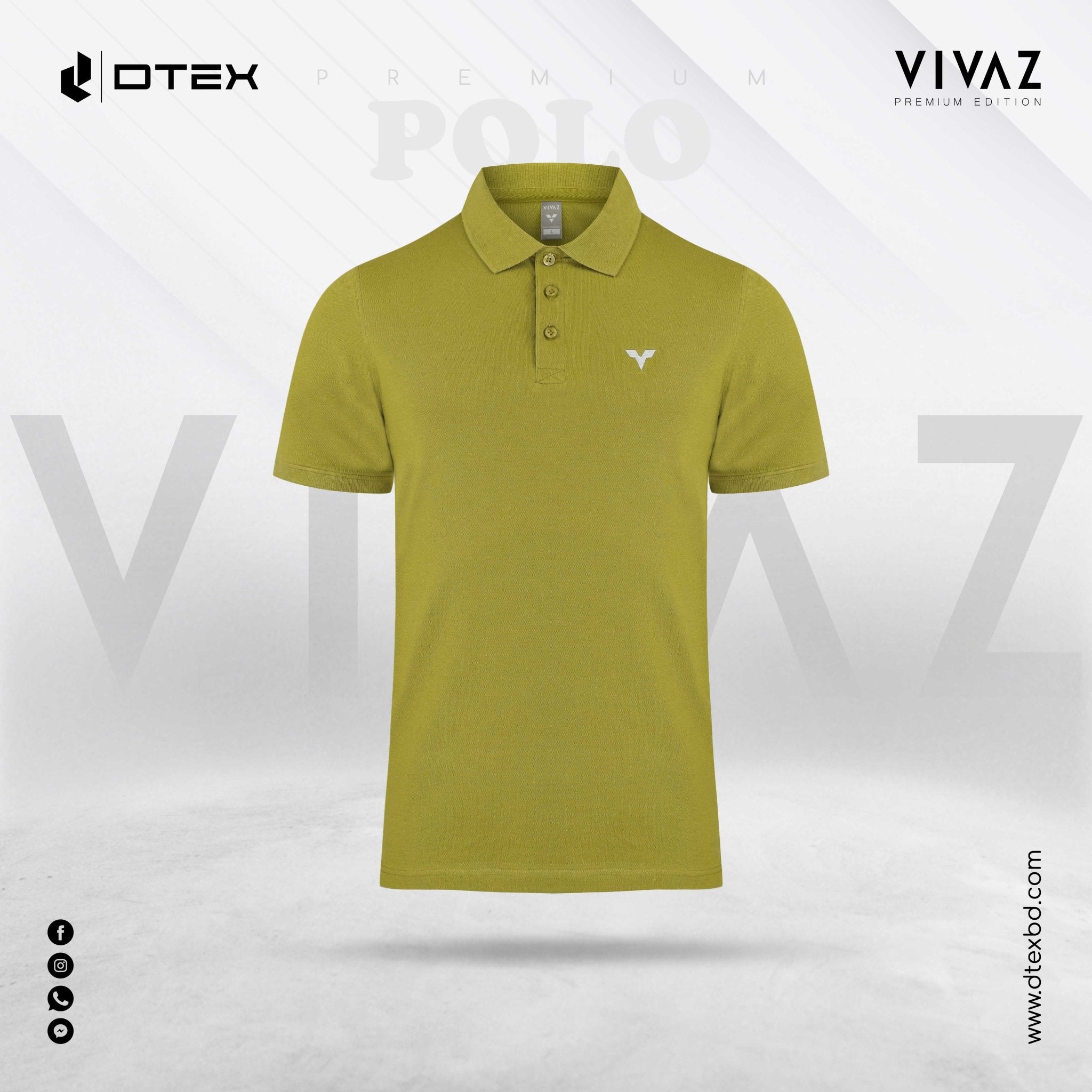 Premium Polo Merun & Olive COMBO - DTEX