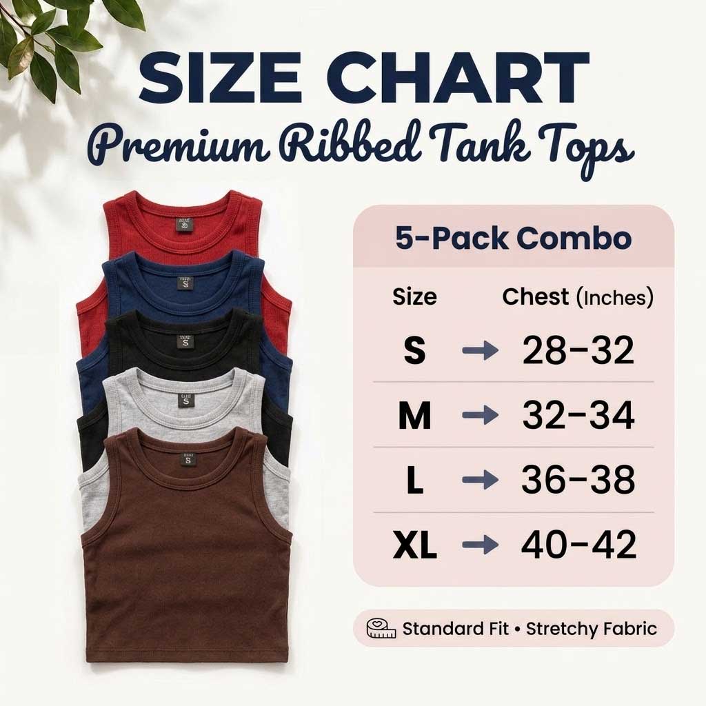 Ribbed Ladies Tank Top Combo - DTEX