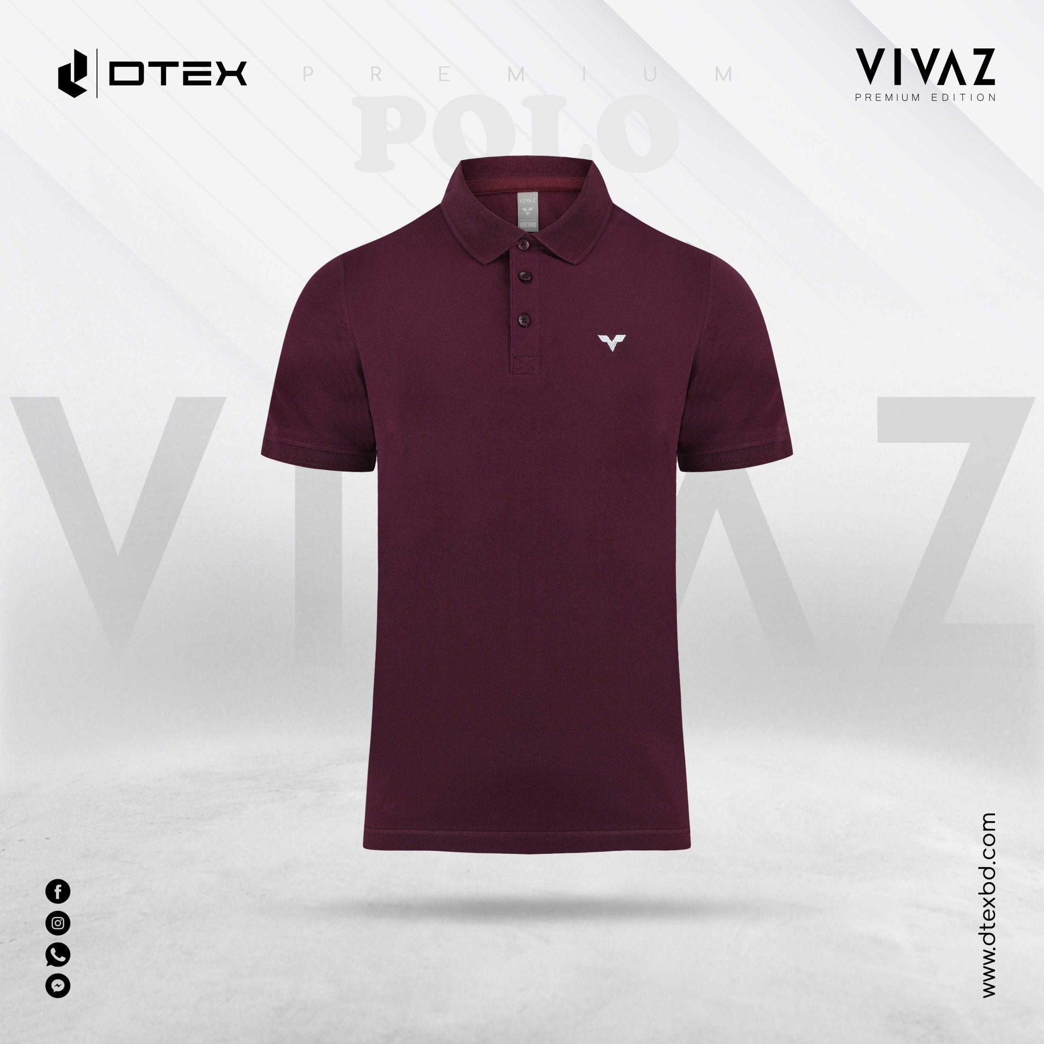 VIVAZ Edition Premium Signature Polo shirt V201 - DTEX