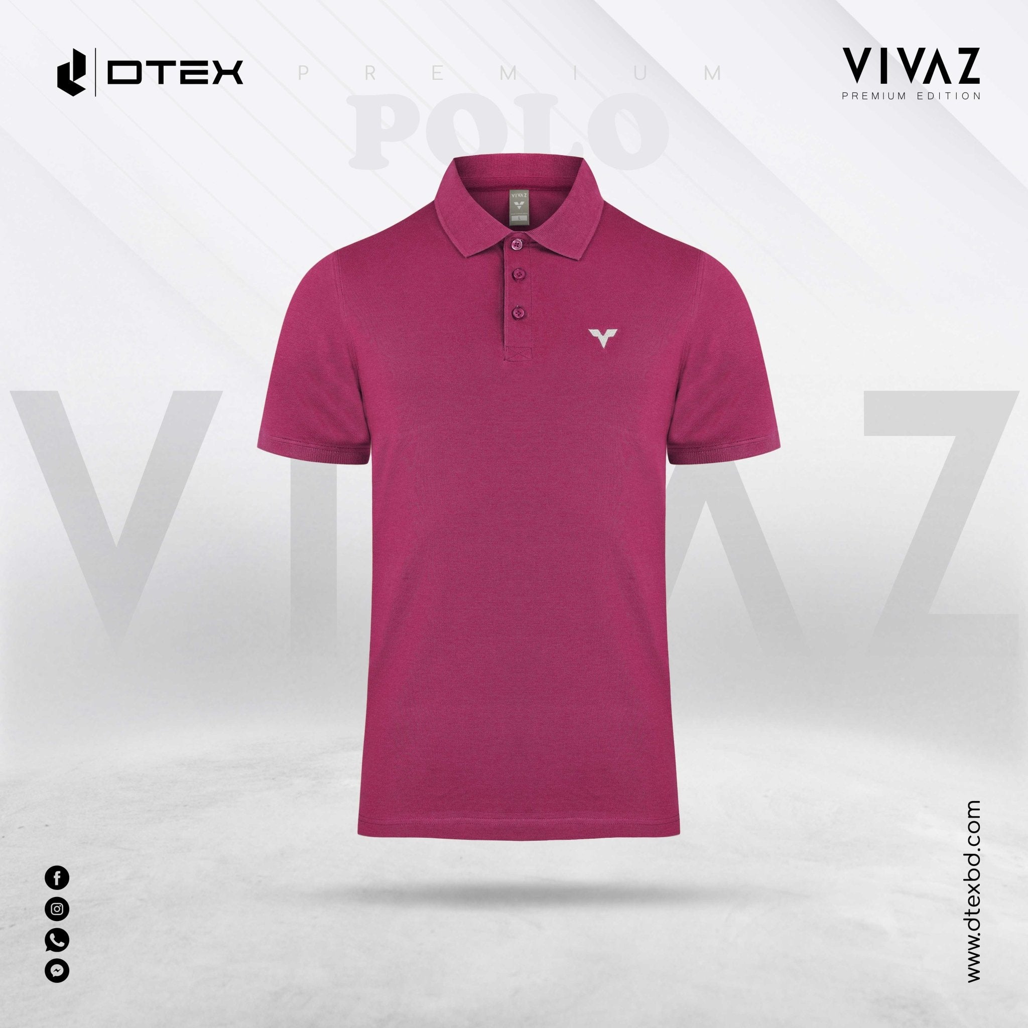 VIVAZ Edition Premium Signature Polo shirt V205 - DTEX