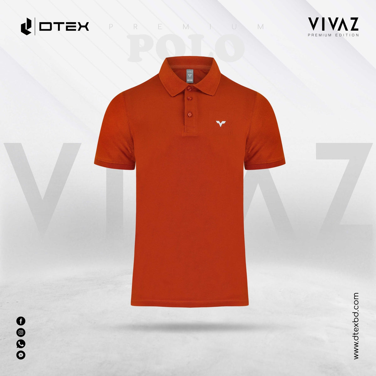 VIVAZ Edition Premium Signature Polo shirt V207 - DTEX