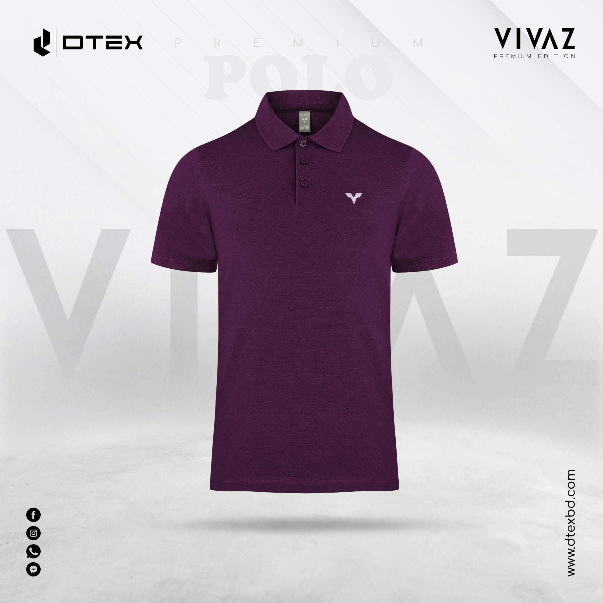 VIVAZ Edition Premium Signature Polo shirt V218 - DTEX