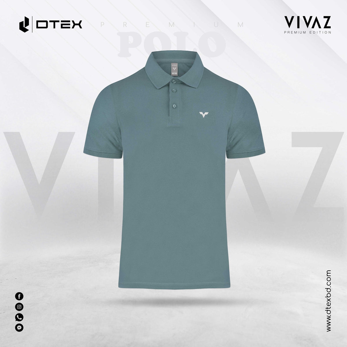 VIVAZ Edition Premium Signature Polo shirt V220 - DTEX